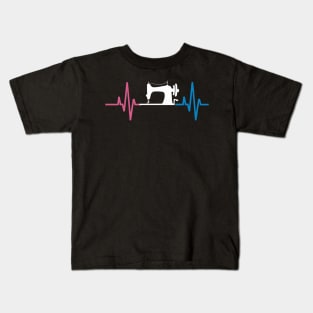 Knitting Heartbeat Kids T-Shirt